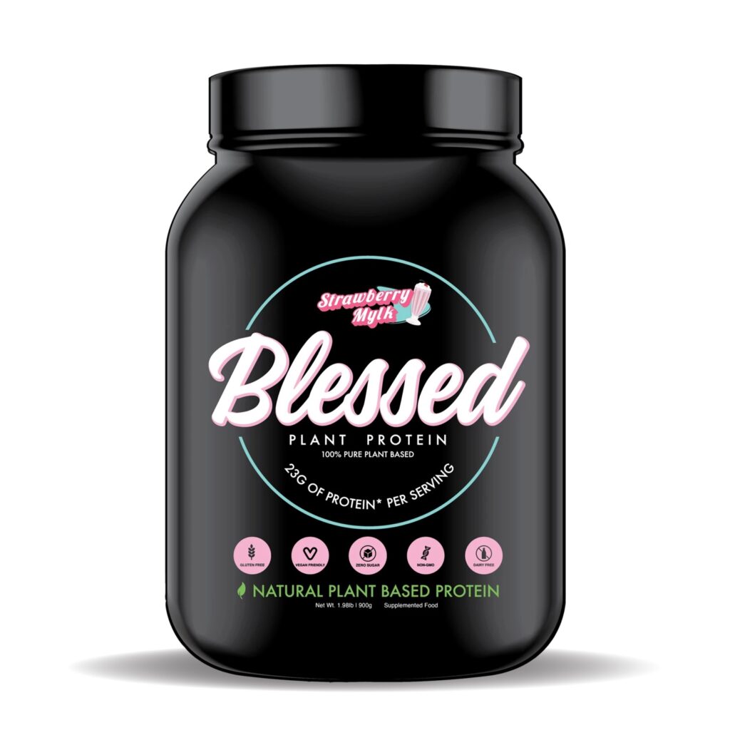 Blessed PlantBased Protein Strawberry Mylk Vegan